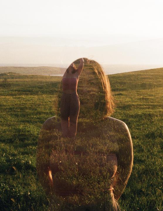 Self portrait at sunset. Pentax LX/43mm/Kodak Max