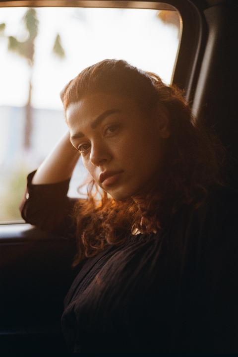 My stunning girlfriend. Canon 7 - 50mm/1.8 LTM - Gold 200