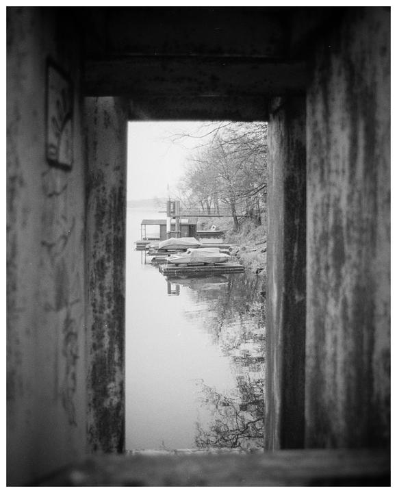 River [Olympus OM 10, Tokina 28-70mm f3.5-4.5, Ilford Pan 100]