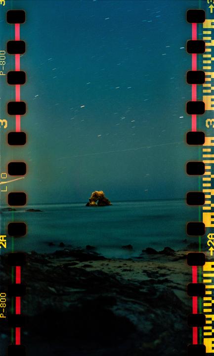 Beach Night | Hasselblad 500cm | Fuji NPZ 800