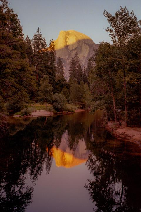 Half Dome Reflection [Leica M4, Ektar 100]