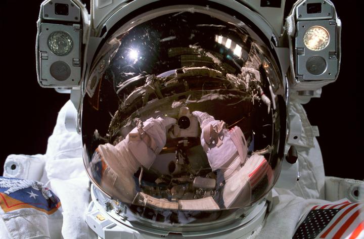 My analog spacewalk selfie!