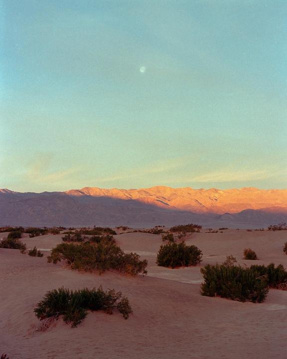Sunrise at Mesquite Dunes (Minolta X-700 | Portra 400)