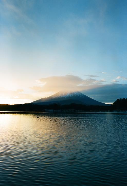 Mt. Fuji on Fujifilm GSW690 on Fuji Pro400H