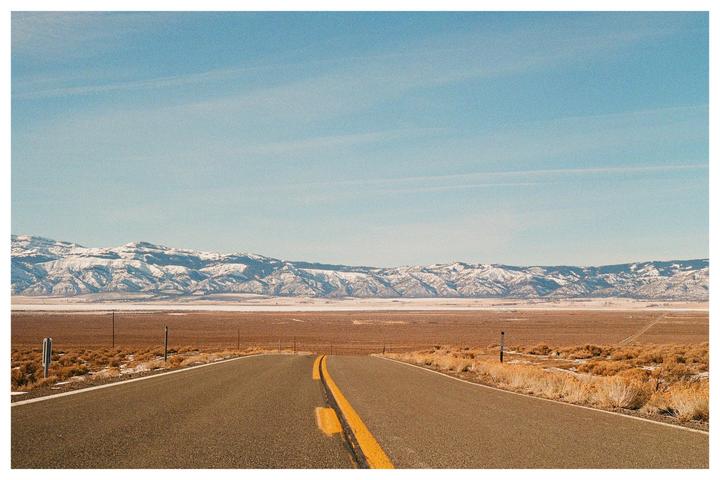 Long Road Ahead • Nikon FM3a -  Nikon 24mm 2.8 AI - Kodak Gold 200