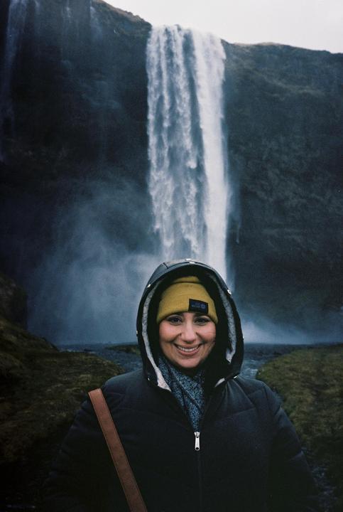 Seljalandsfoss, Iceland. [Portra 400, Olympus Mju II Stylus Epic 35mm]