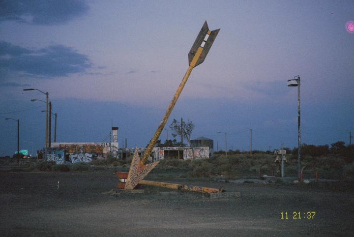 Cinestill 800 at a gas station