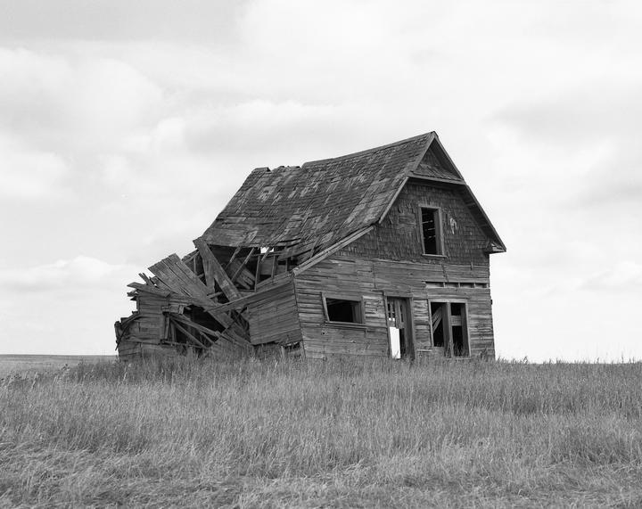 Abandoned Alberta. Mamiya RZ67 / Ilford FP4 / Yellow Filter.