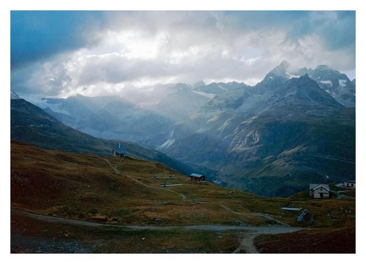 On The Gornergrat Railway in Switzerland with the Pentax 17 and Portra 800.