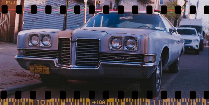 1971 Pontiac Catalina Convertible | Mamiya RB67, Fujicolor 200