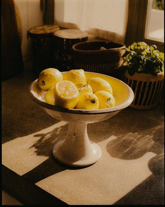 bowl of lemons in Puglia | Pentax67 | Portra 400