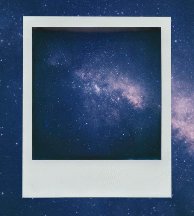 Summer Milky Way Core, Mamiya RB67 127mm f3.5, Polaroid 600 film