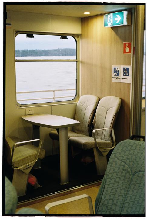 Ferry ride… but make it liminal. Nikon F3, Kodak Gold 200. (Raw lab scan)