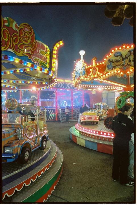 Hull Fair | Nikon F100, Sigma 24mm 1.4, Cinestill 800T