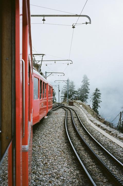 first time shooting only film on a trip to france & Switzerland (Trip 35 & both Kodak Gold/Ektar)