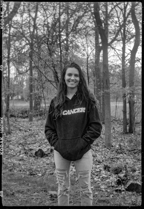 Kodak Jiffy Six-20, Kodak Tmax 100 (Shirt says "F*ck Cancer")