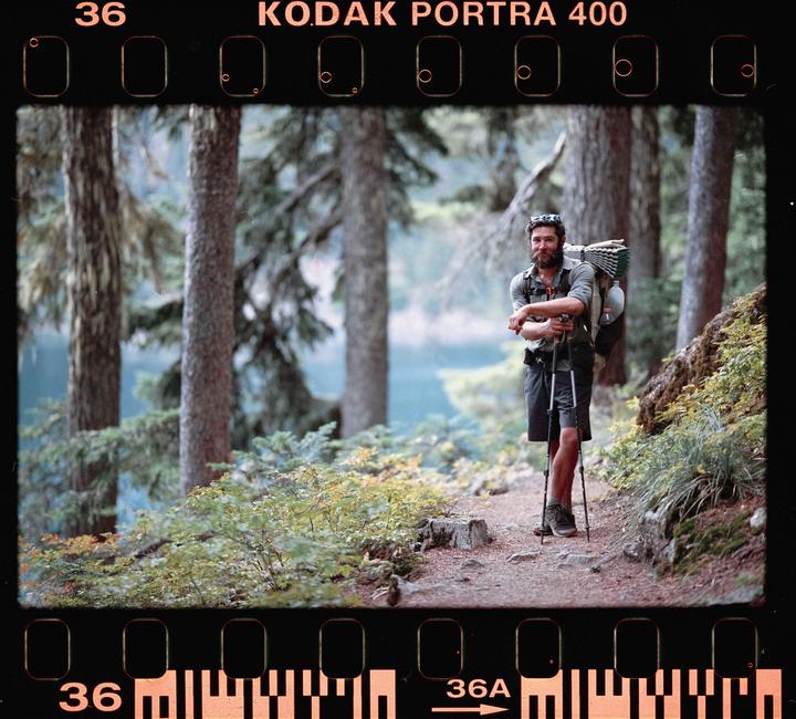 Another Pacific Crest Trail Hiker [Canon EOS 3, Sigma 105 1.4, Portra400]