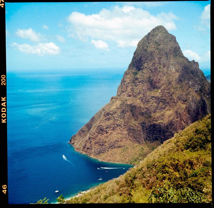 scenes from St. Lucia [yashica mat 124 - kodak portra 400 and gold 200]