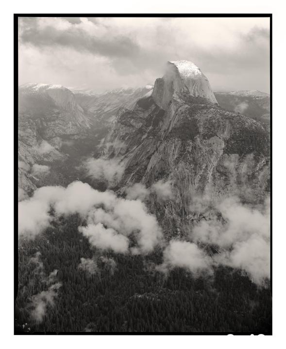 Hiking a 40lb camera bag up a mountain often seems like a better idea at the start of the day than the end [8x10 HP5+, Schneider 240mm, Chamonix Alpinist X]