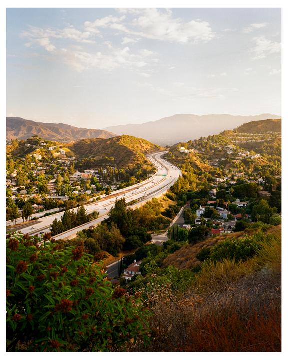 LA freeway || Mamiya 7 || Gold120