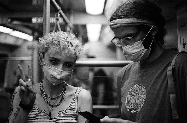 athens underground. (Canon av-1, Ilford HP5)