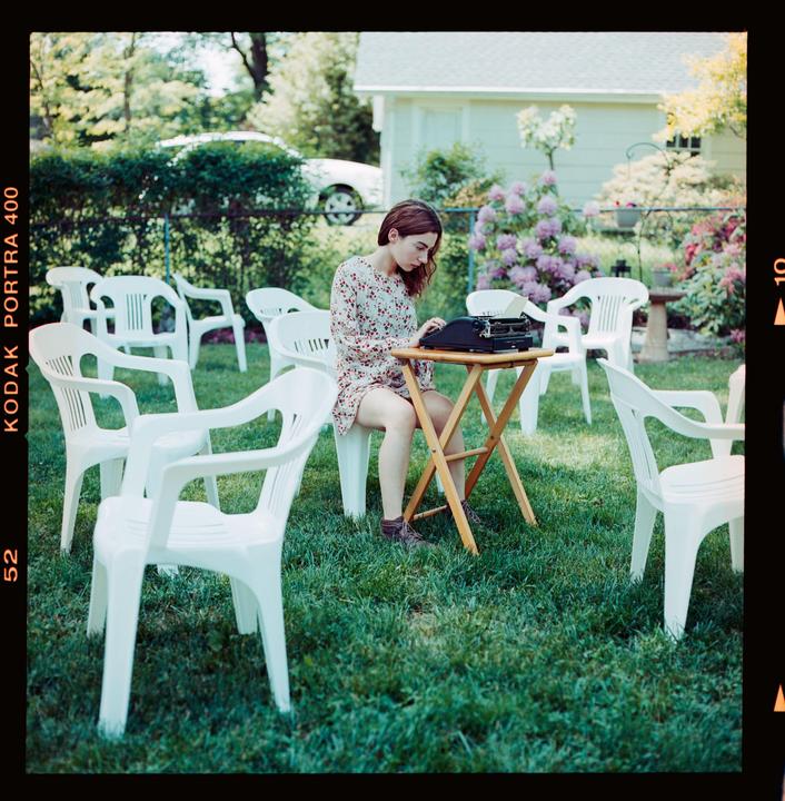 Lauren in the backyard. [Hasselblad 500 C/M, 80mm Zeiss Planar F2.8, Kodak Portra 400]