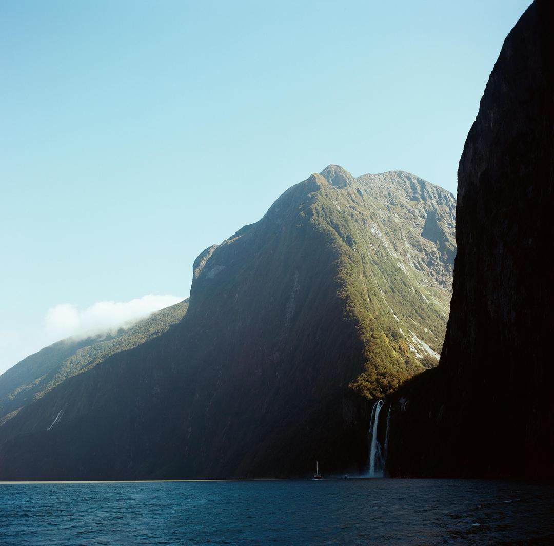 Milford Sound NZ, Hasselblad 500cm, 80mm f2.8, various film stocks, shot on hasselblad 500c/m