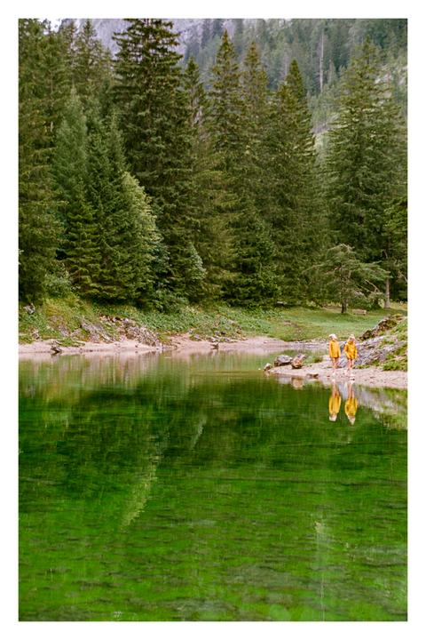 When I saw them walk into the frame, I just had to take a picture [Green Lake, Austria; Nikon F100, Ektar]