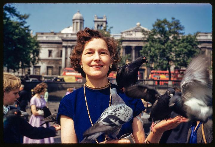 I spend this weekend scanning my grandpas old film slides from their travels around Europe in the late 1950s. Camera and film stock unknown