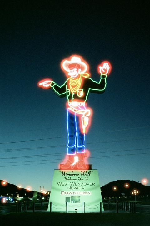 Neon Cowboy [Leica M6, 35mm, Cinestill 800T]