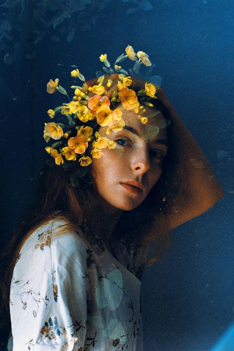 Summer outfit | double exposure [ Zenit 122, Helios 44m-6, Kodak Ultra Max 400 ]