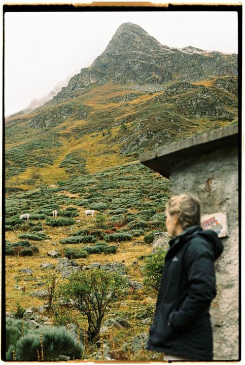 Hiking the Pyrenees with my love | Nikon F2, 50mm f/1.8, Portra 400