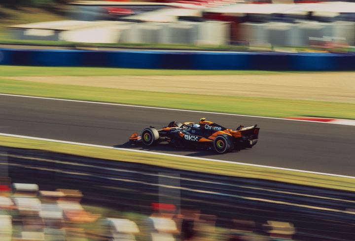 McLaren at F1 Hungarian Grand Prix [Minolta a7, 70-210mm, Velvia 50]