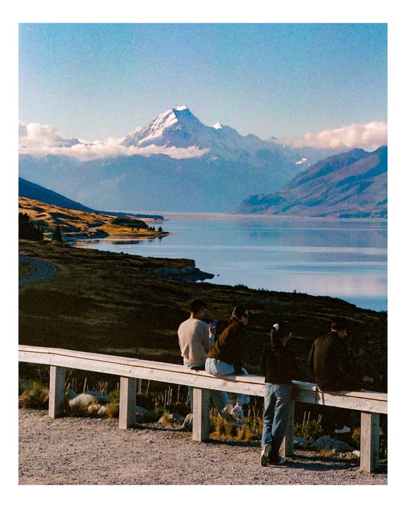 Lake Pukaki & Aoraki Mount Cook | Nikon FE | Nikkor 105mm f/2.5 AI-S | Portra 400