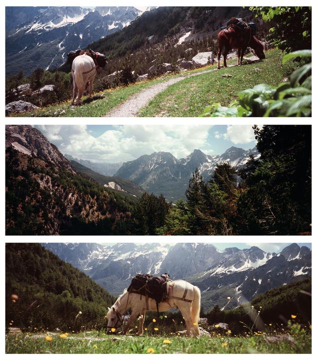 Accursed Mountains, Albania. [Xpan 45mm, exp. Kodak Provia 100F]