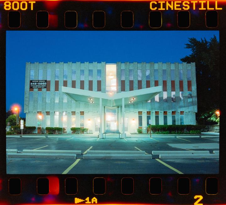 Summer Suburbia / Nikon F / 40mm Ultron [Cinestill 800t]