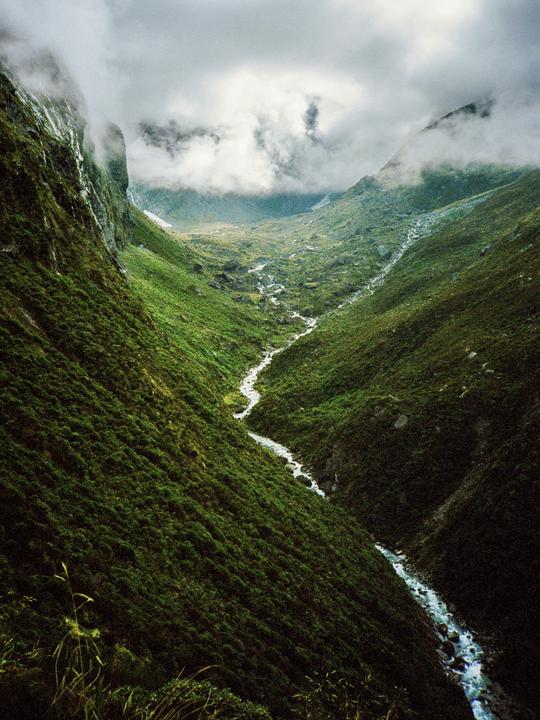 A river below the French ridge [Olympus XA | Zuiko f/2.8 35mm | Portra 400]