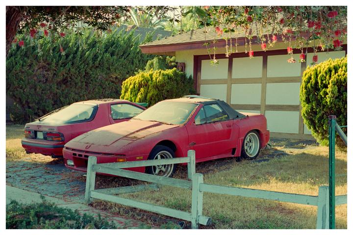 Came for the cars, stayed for the light [Nikon FM3A, Kodak 250D]