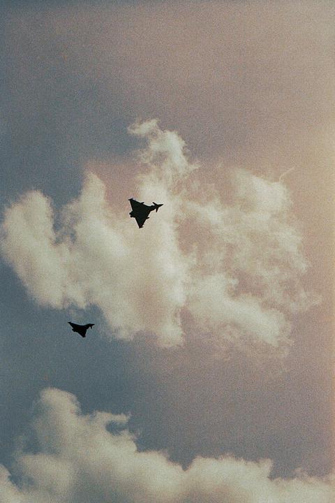 Austrian Eurofighters | [Canon A1, 50mm f/1.8, Kodak Gold 200]