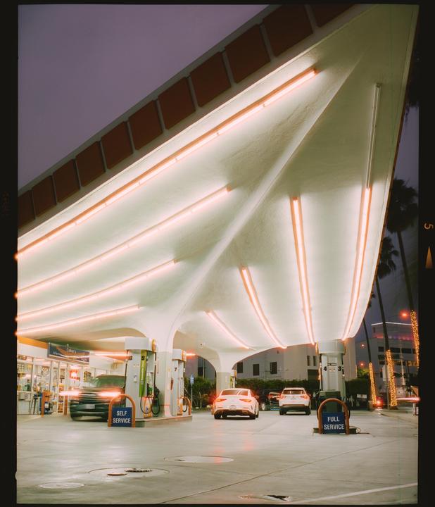Are we still doing Gas Stations? · Mamiya 7ii 80MM · Cinestill 400D