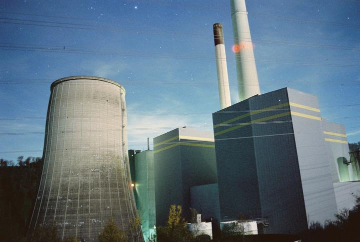 Sleepover at the abandoned powerplant | Cinestill 800T | Canon A-1