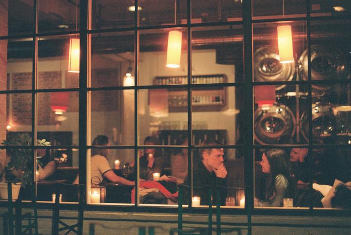 Hopper-inspired, my first roll, a year ago today [Canon AE-1 ; 50mm f1.8 ; Fuji C200+1]