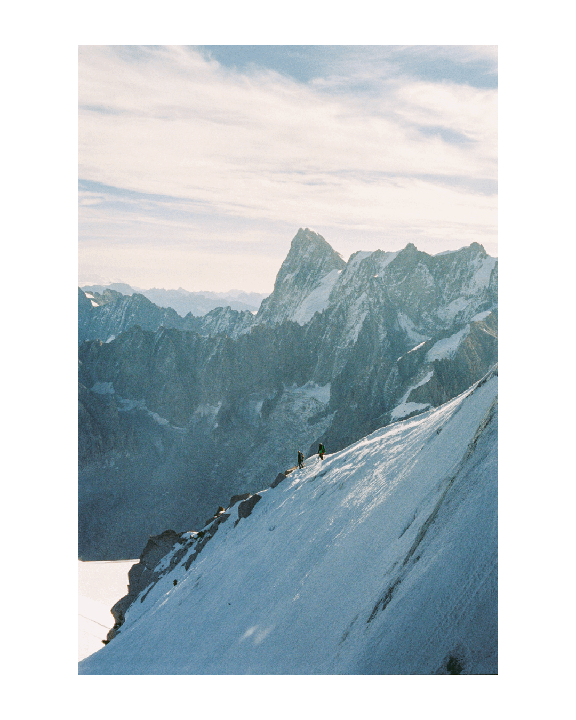 Mont Blanc (Chamonix, France) - Olympus OM-10 + Kodak Portra 400
