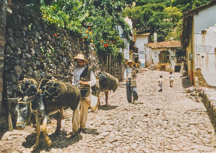 Kodachrome Slide, somewhere in Mexico 1950's