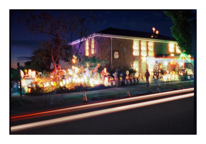 First Time Shitting Christmas Lights, didn’t push. Using the Forbidden Fruit. [Fuji GW690II, Cinestill 800T/Vision3 500T Sans Remjet]