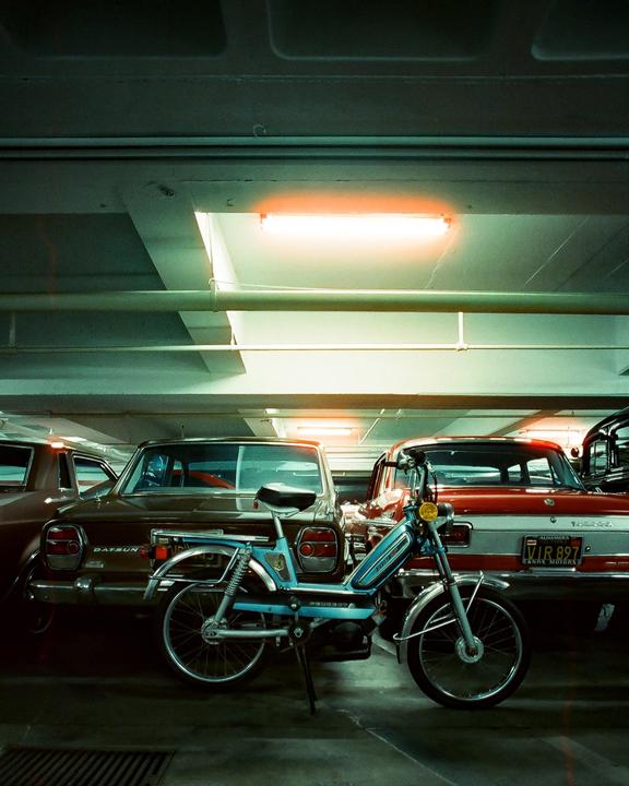 Parking garage series.. canon eos650, 20mmlens, cinestill800t