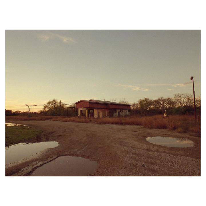 Somewhere between here and Gonzales. Nikon F2, 20mm F4, Portra 800.