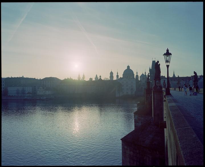 Morning walk in Prague with 600se 75mm on Kodak Gold.