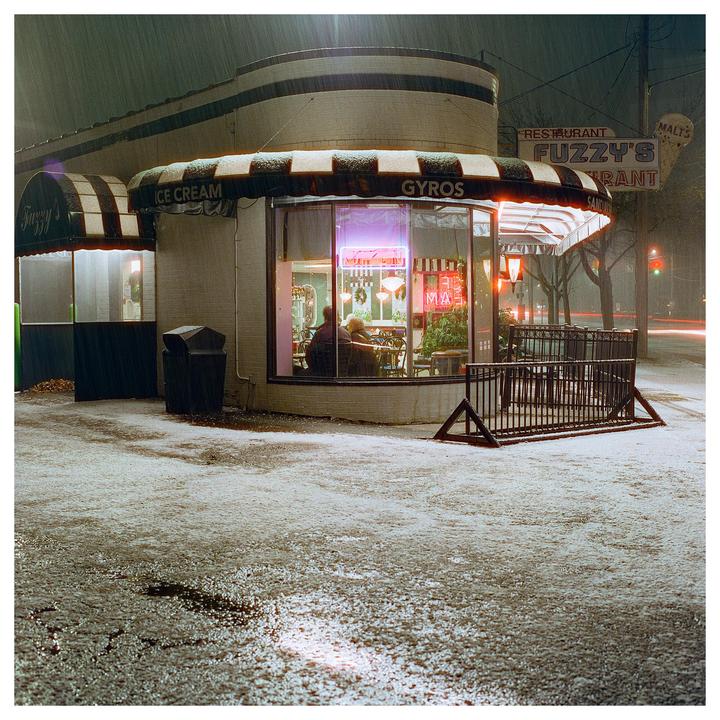 Fuzzy's Restaurant [Hasselblad 500cm / 80mm CF Planar / Cinestill 800T]