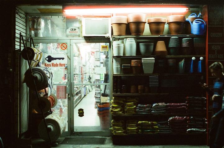 NYC | Pentax MX | 50 f2 and 28 f3.5 | Cinestill 800T
